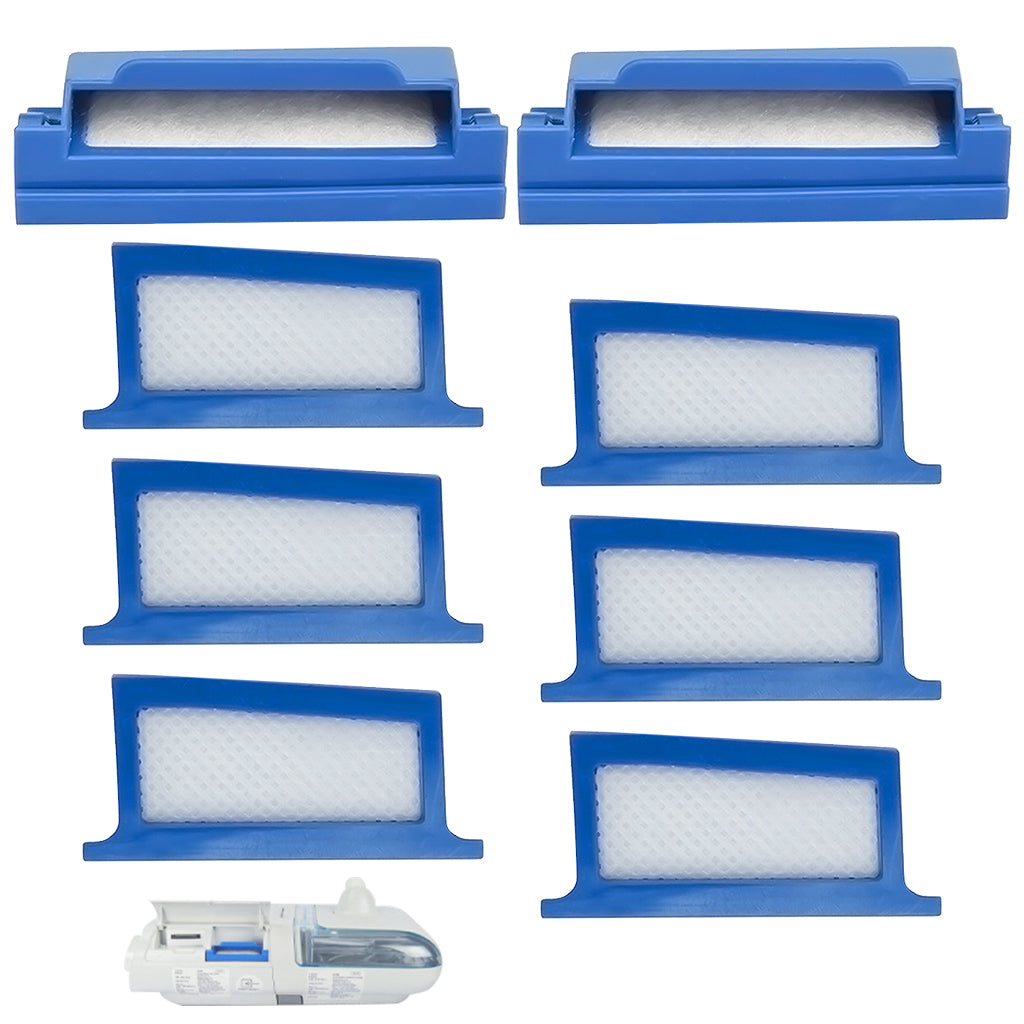 HASTHIP Replacement CPAP Filters for Philips Respironics Dreamstation CPAP, Includes 6 Reuseable Pollen Filter & 2 Disposable Fine Filters, Compatible with DS500/DS700 HASTHIP Replacement CPAP Filters for Philips Respironics Dreamstation CPAP, Includes 6 Reuseable Pollen Filter & 2 Disposable Fine Filters, Compatible with DS500/DS700